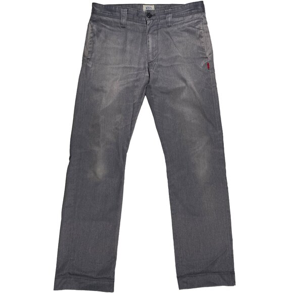 WTAPS Khaki Tight Philosophy Twill Trousers Gray men's size 32x29.5 - Picture 1 of 12